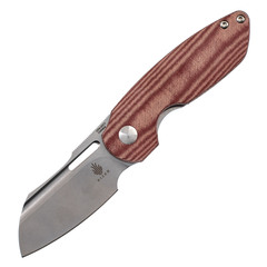 Фото Складной нож Kizer October, сталь CPM 20CV, рукоять Red Micarta
