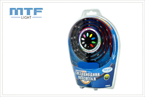 Набор светодиодной подсветки MTF Light 1R2A305WM с контроллером Round 1м (RGB) Набор светодиодной подсветки MTF Light 1R2A305WM с контроллером Round 1м (RGB)