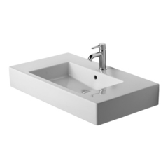 Duravit Vero 329850070 Раковина для мебели без перелива, без отв. под смес., 850x490мм, цвет: Белый фото