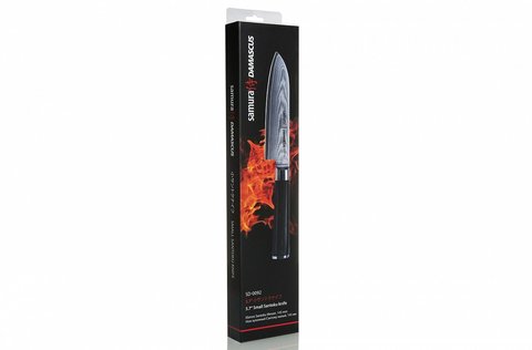 Нож кухонный стальной Сантоку Samura Damascus SD-0092/K