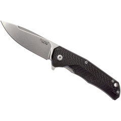 Фото Складной нож LionSteel T.R.E., сталь M390, рукоять титан/карбон