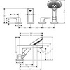 Hansgrohe Metropol 32552000 Смеситель на борт ванны