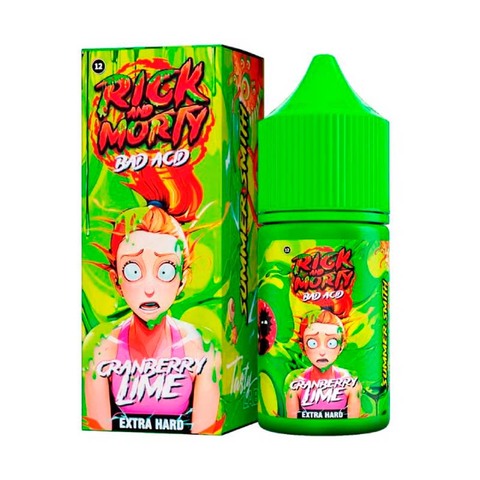 Rick & Morty Bad Acid Salt 2% Extra HARD 30 ml - Клюква Лайм
