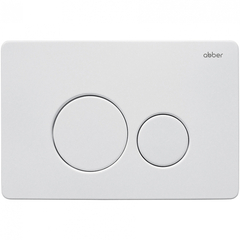 Abber AC0121MW Кнопка смыва, цвет: белый матовый фото