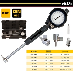 Нутромер индикаторный  18 -35мм DIN863(Стрелочный) 0,001мм Kinex K-Met 7110-92 (К)
