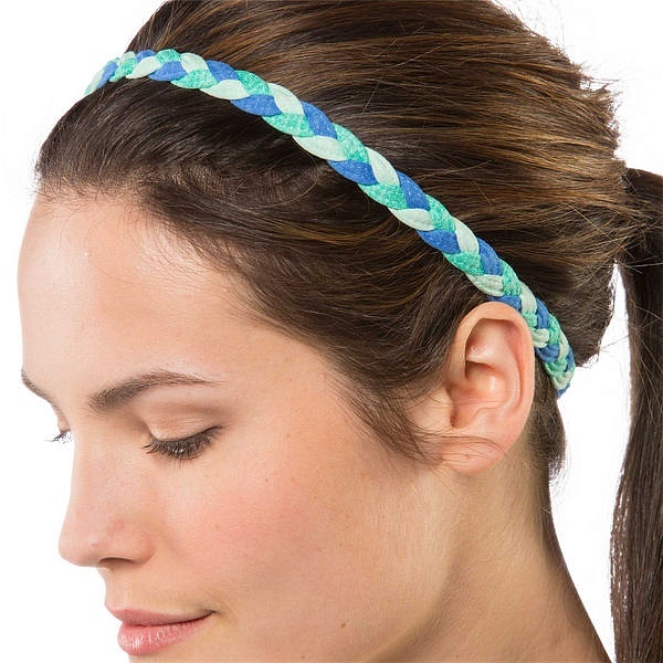 Ободок на голову женский Brooks Braided Headband - 2