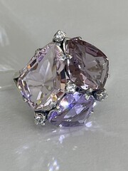 Самородок (кольцо из серебра)