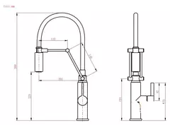Смеситель Emar ЕСВ 7012 black