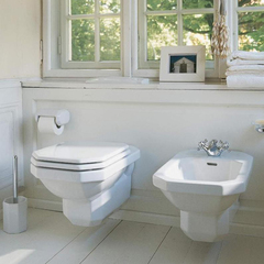 Duravit 1930 Series 182090000 Унитаз подвесной с горизонтальным смывом, 35,5х58х Н:40см, с креплением, цвет: белый фото