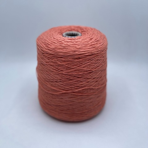 Бобинная пряжа (пр.Италия), art-Cotone 310м/100гр. 100% Хлопок, цвет-Нектарин арт.25010