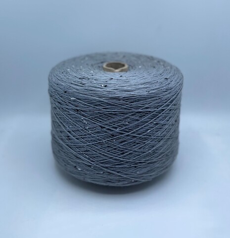 Бобинная пряжа (пр.Италия), art-Carbon 350м/100гр. 100%Меринос, цвет-Серый твид, арт.23039
