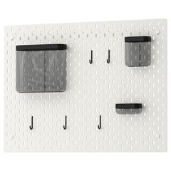 Перфорированная доска IKEA SKADIS (СКОДИС), Белый, 76х56 см