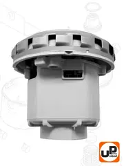 Двигатель электрический UNITED PARTS для пылесоса d135мм, высота 128мм, 1350Вт, 28000об/мин. (90-1400)