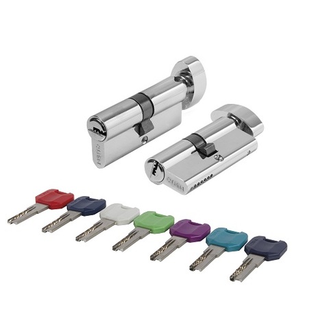 Цилиндровый механизм с вертушкой PUNTO MaxPro7002/70 mm (30+10+30) CP хром 7кл. /61171/