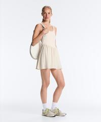 OYSHO Короткое платье Comfortlux, светлый экрю