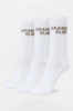 Носки Boxraw Sparring Club (3 пары) белые