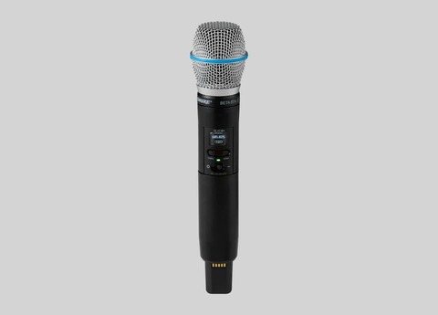 Ручной передатчик с капсюлем Beta 87A диапазона G65 (470-606 MHz) Shure SLXD2+/B87A=-G65