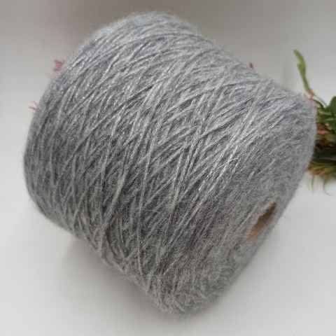Alpaca Glamour Pura Lana Italia 220м/100гр Серая дымка