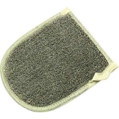 Мочалка Рукавица, лен - 5