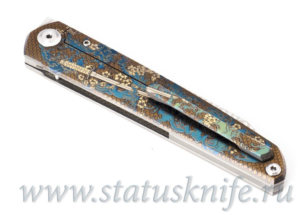 Нож Чебуркова Кори Octopus M390 Ponomarev Forge