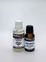 Двухкомпонентный Матовый лак + отвердитель HobbyLink HP-0313