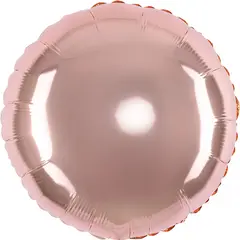 Шар F 18''/46 см, Круг, Розовое Золото, 1 шт.