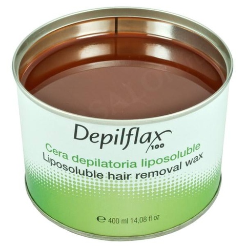 Depilflax Теплый воск в банке Шоколадный 400мл Акция!