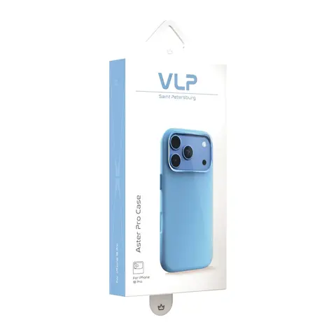 Чехол VLP Aster Pro Case iPhone 18 Pro голубой