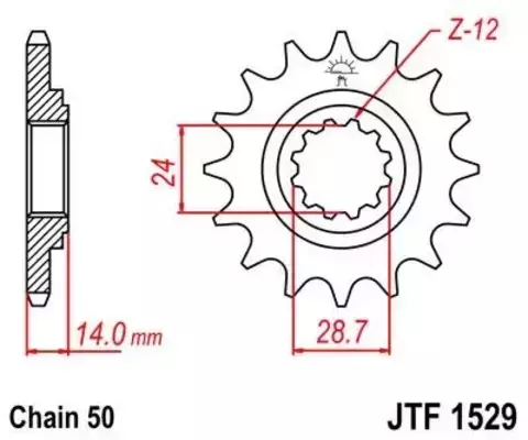 Звезда ведущая JTF1529 17