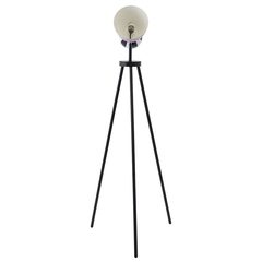 Торшер anniken, D37х145 см, черный/белый/лиловый