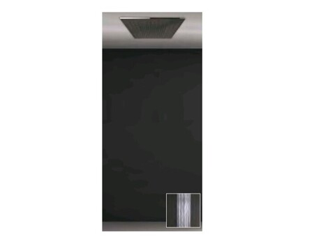 Gessi Mimi 57901#238 Встраиваемая в потолок душевая система 500x500 с функцией ТРОПИЧЕСКИЙ ЛИВЕНЬ цвет Mirror Steel