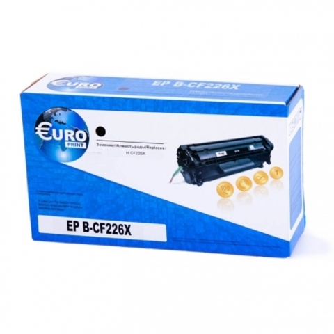 Картридж лазерный EuroPrint 26X CF226X черный (black), до 9000 стр - купить в компании MAKtorg