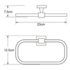 WasserKRAFT Dill K-3960 Полотенцедержатель, цвет: хром