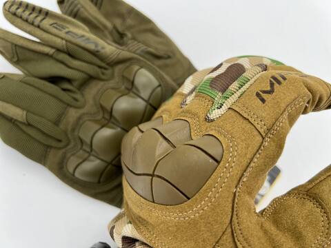 Тактические перчатки MECHANIX M-PACT MP3 fullfinger с широкими разрезными косточками, защитные, сенсорные