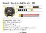 Полётный контроллер SpeedyBee F405 V4 + ESC 55A 3-6S Stack
