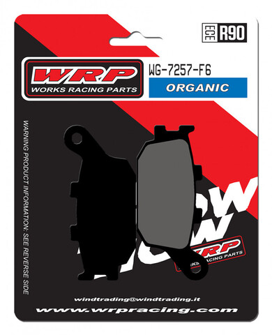 Тормозные колодки WRP WG-7257-F6 (LMP257 ST / FDB754 / FA174)