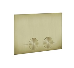 Gessi 54617#727 Клавиша смыва для унитаза для инсталляций TECE (латунь матовая/Brushed Brass PVD) фото