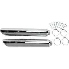 VANCE & HINES MUFFLER TW-SLS CH 07-17FB MUFFLER TWIN SLASH 3" CHROME