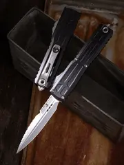 Нож штыковой Microtech Gear ULTRATECH EX-ZBP BAYONET SIGNATURE SERIES STONEWASH FULL SERRATED