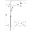 Ideal Standard Ceratherm C100 A7540AA Душевая система в комплекте с термостатическим смесителем для душа