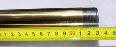 Перо вилки для Yamaha YZF-R6/MT10/YZF-R1/FZ10 15-21 г.в. Жёлтое 43*531 мм