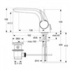 Ideal Standard Melange A4260AA Смеситель для раковины однорычажный с донным клапаном