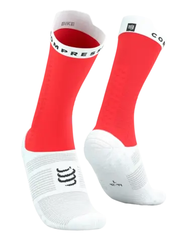 Носки Pro Racing V4.0 Bike FLUO RED/WHITE