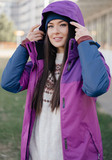 Удлинённая Тёплая Зимняя Куртка Nordski Casual Purple-Iris W