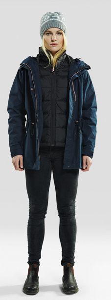 Женская куртка-парка 8848 Altitude Beata ws Zipin (navy) - 3