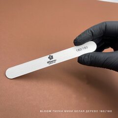 Пилка Bloom мини белая дерево 180/180 грит Хит!