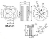 T-Motor MT4008 KV600