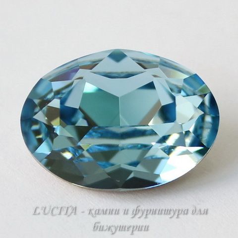 4120 Ювелирные стразы Сваровски Aquamarine (18х13 мм) ()