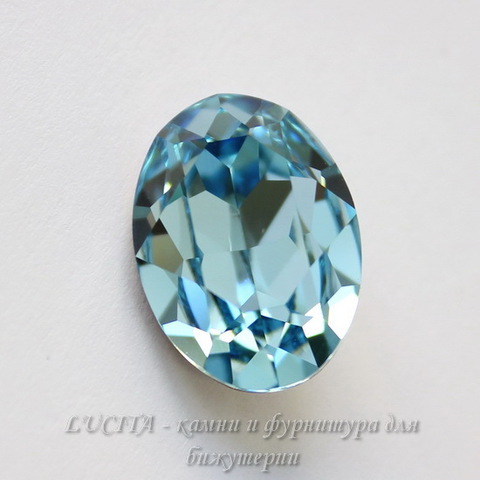 4120 Ювелирные стразы Сваровски Aquamarine (18х13 мм) ()