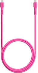 Кабель TTEC USB-C - USB-C 60W PD/QC Fast Charging/Data Cable, неоновый розовый